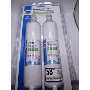 2 Pack Project Source Model: W-2-2 Refrigerator Water Filter #3846786 Whirlpool